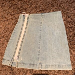 mini zip skirt LF